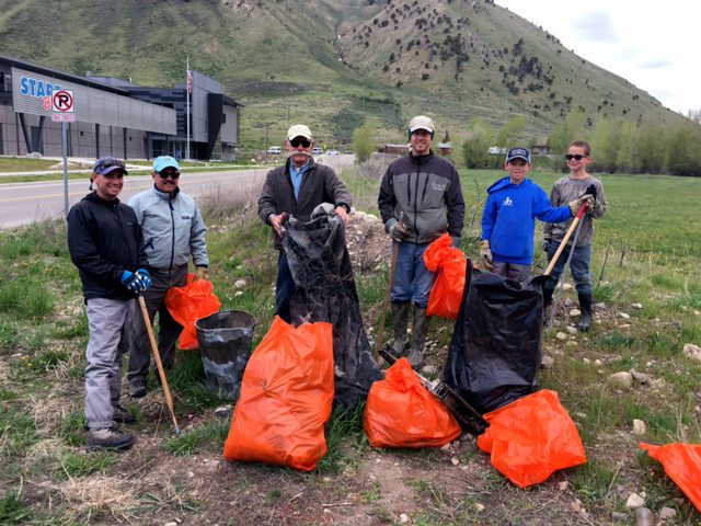 Trout Unlimited Cleanup in Jackson Hole