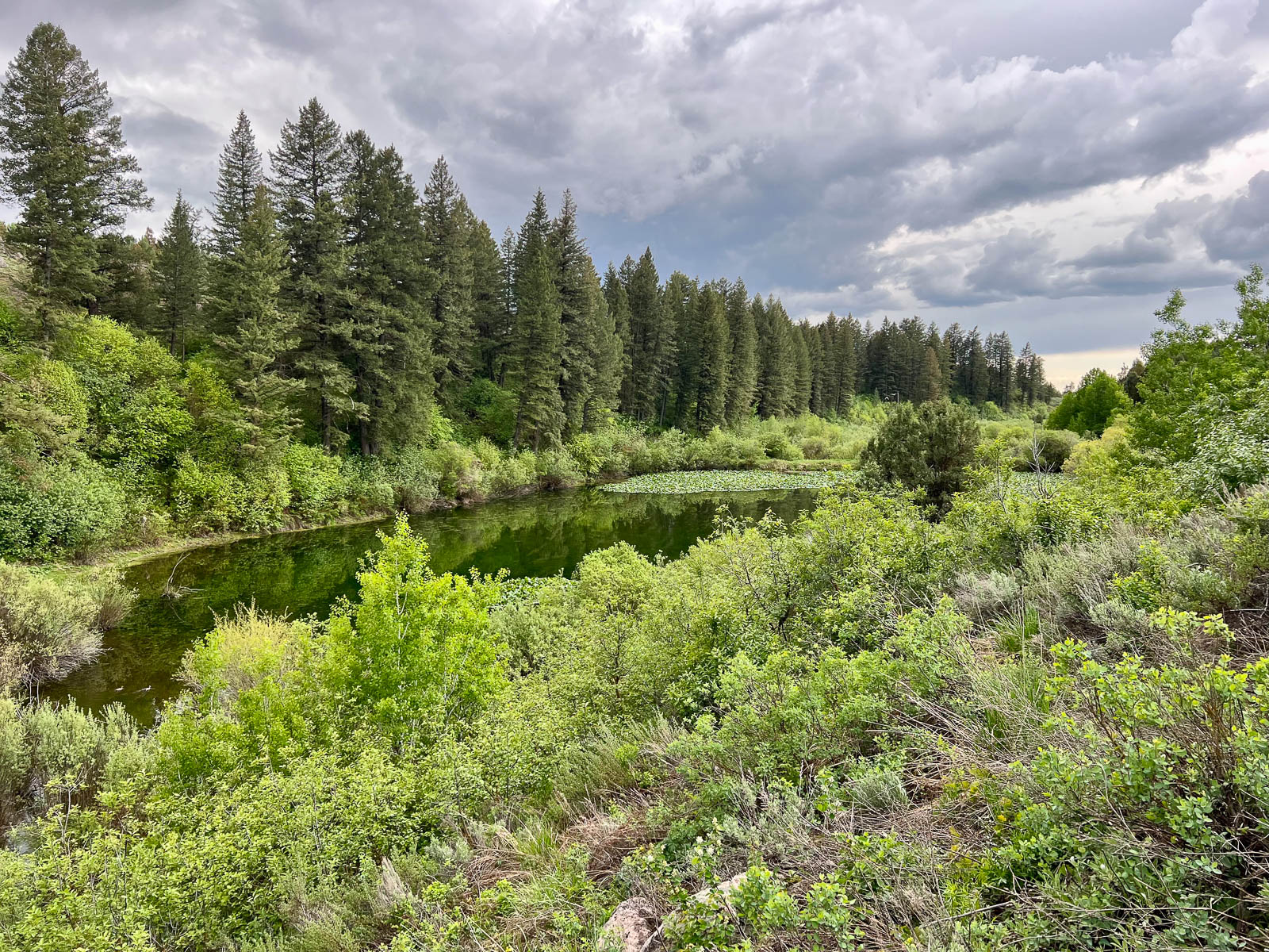 highlands pond on land for sale in Idaho