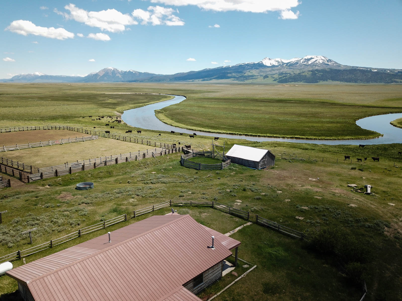 barn on centennial montana ranch for sale