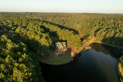 Buckelew Farm aerial shot