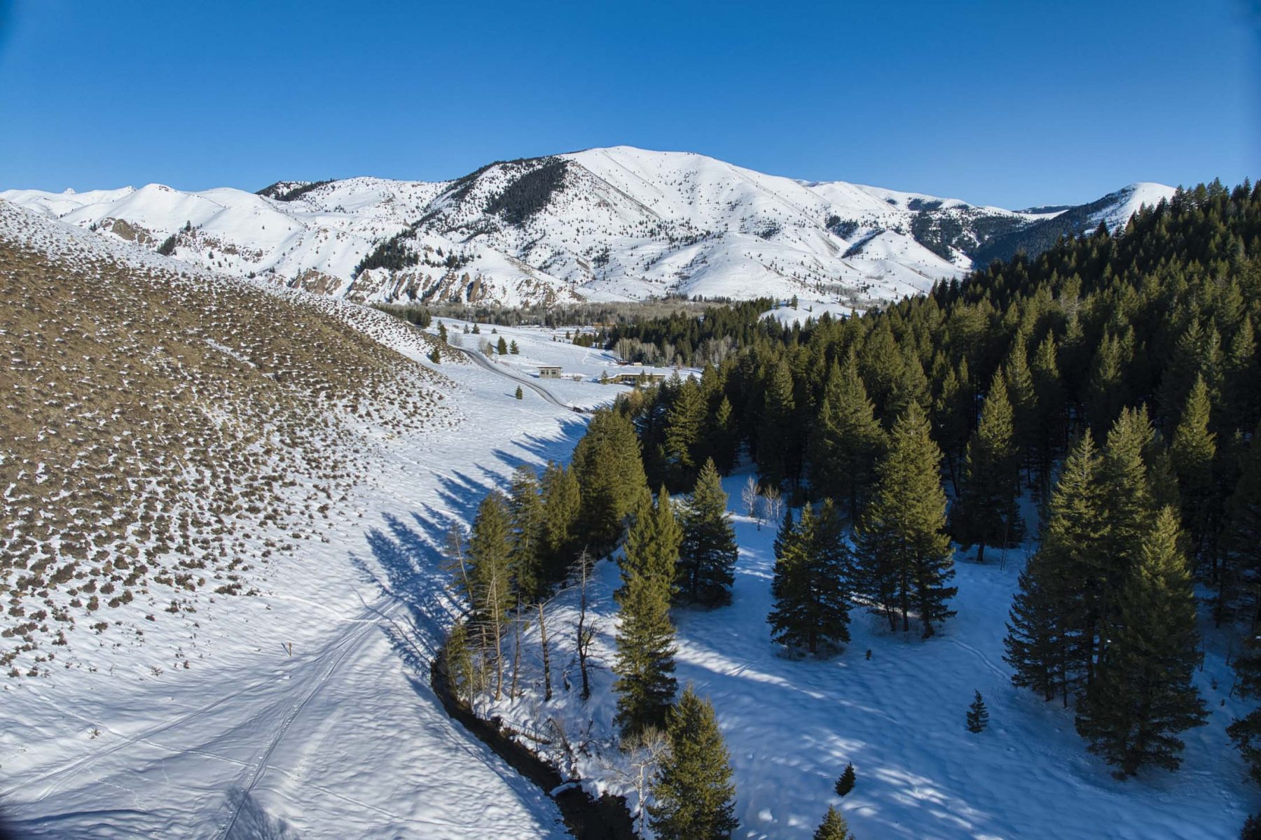 snowy landscape of Owl Rock Ranch