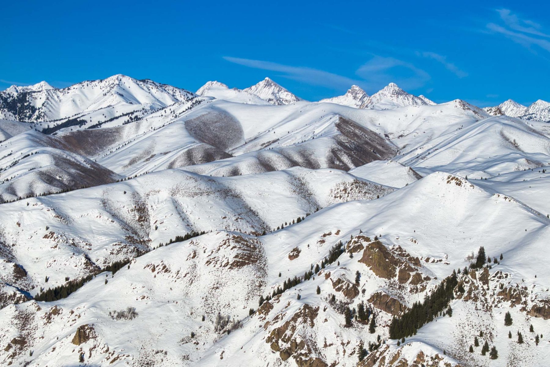 snowy land on ranch in Idaho for sale