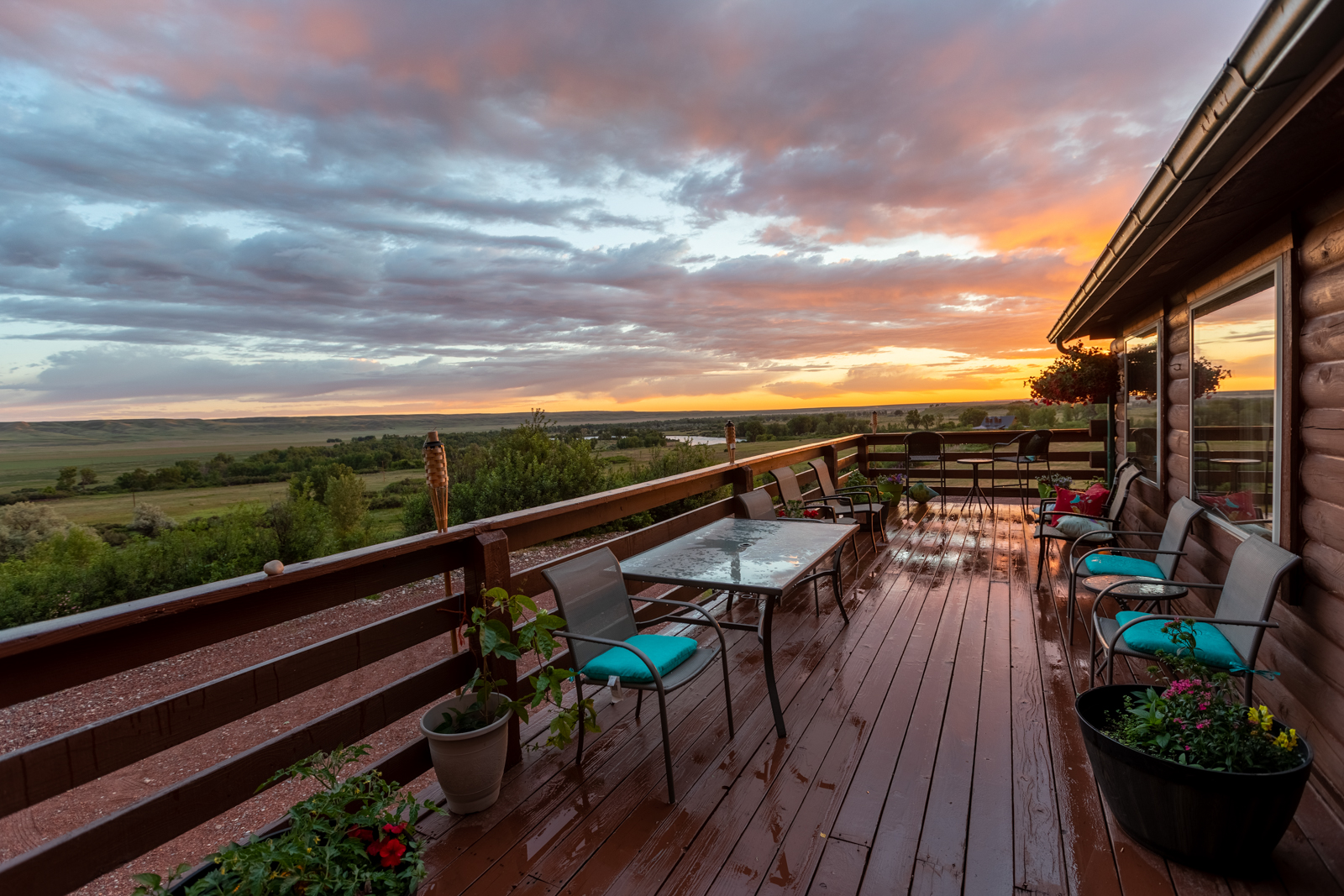 main lodge deck exterior
