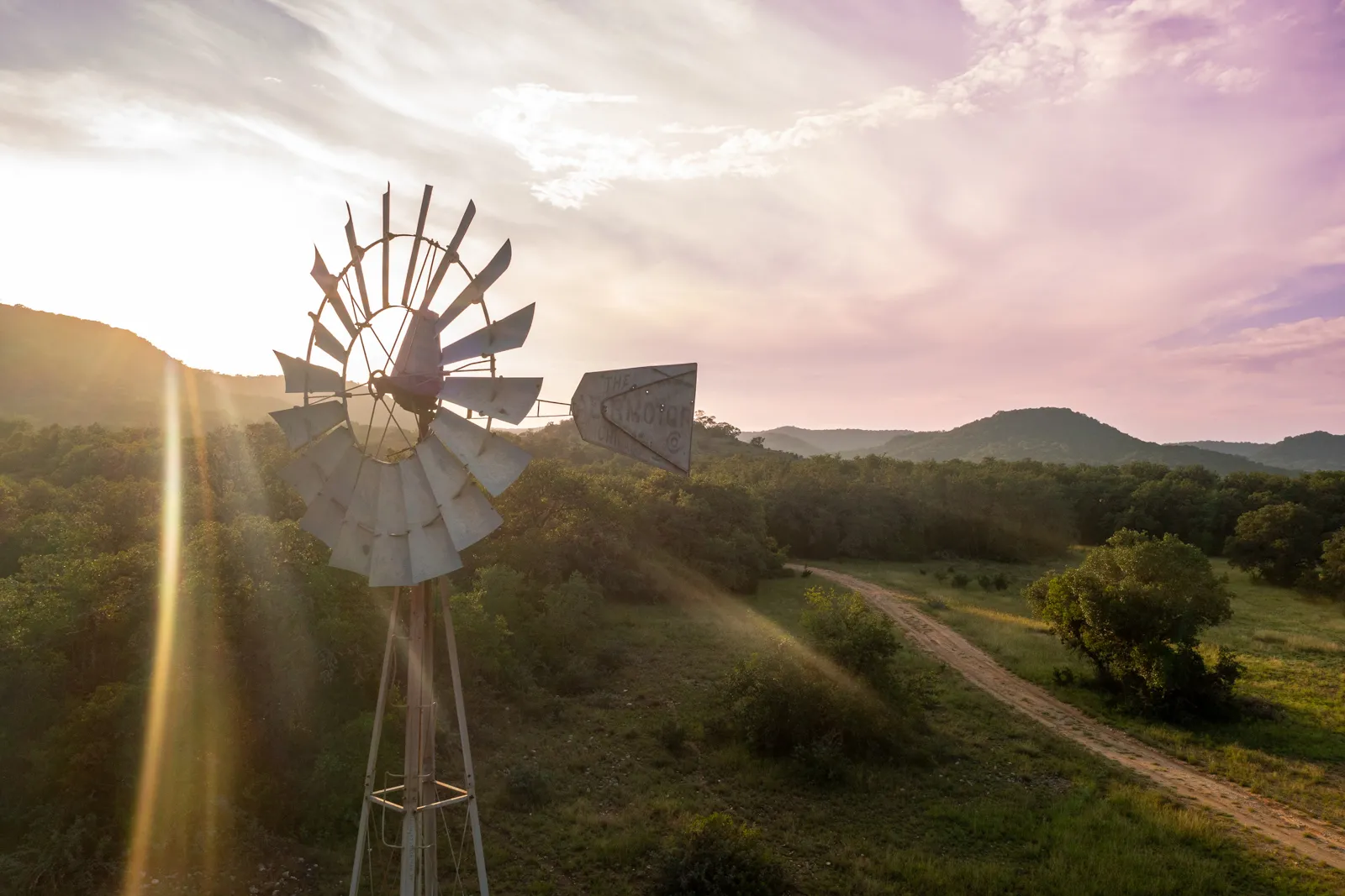 windmill on texas hunting ranch for sale