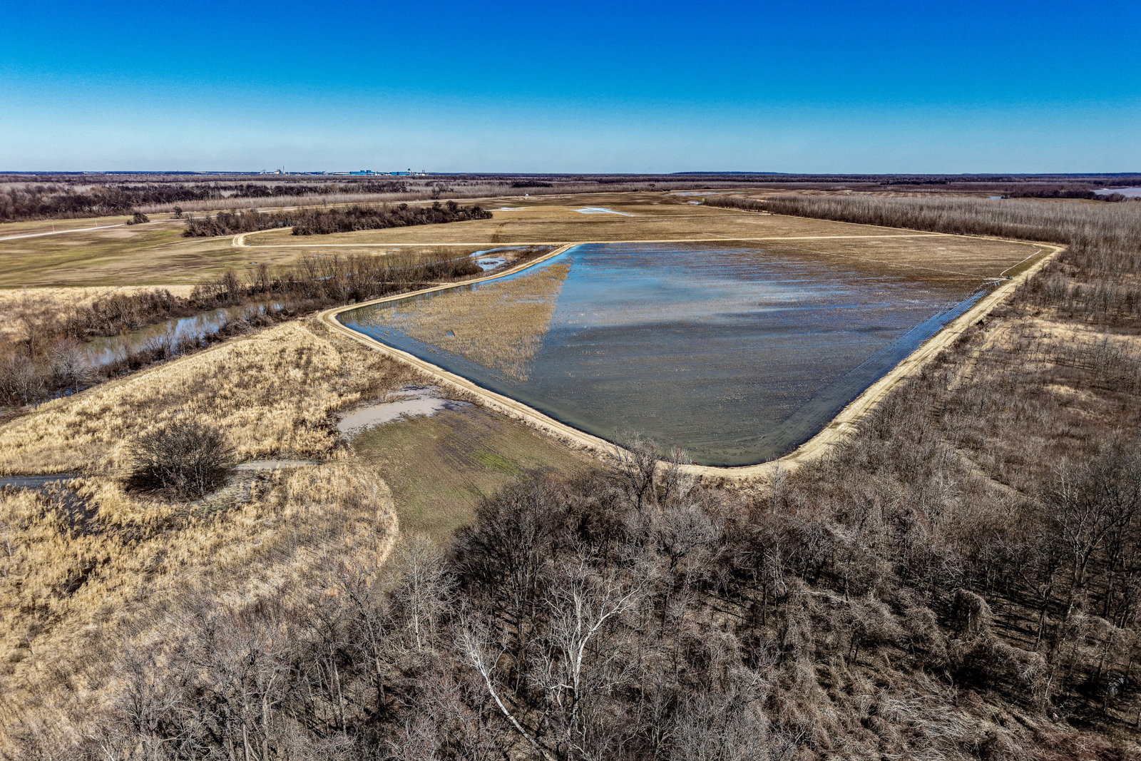 water on Pecan Point