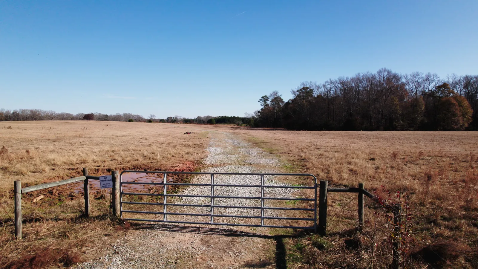 gate to property
