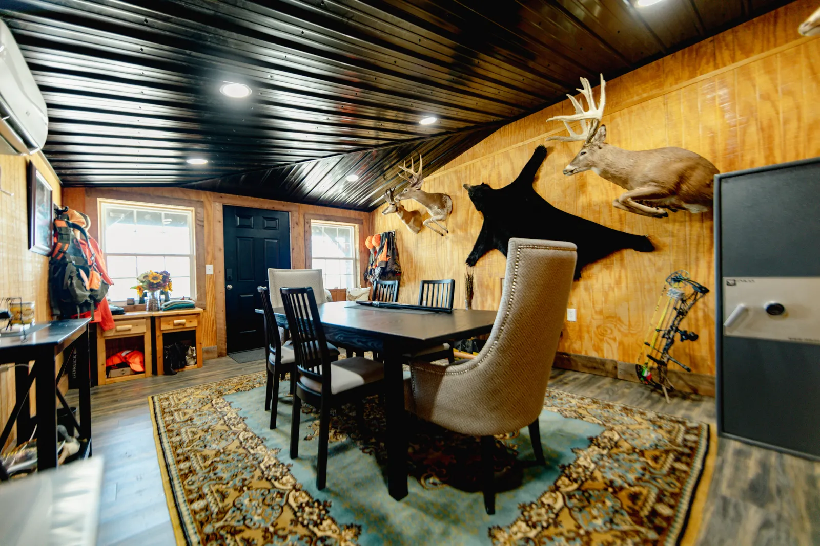 hunting shed interior