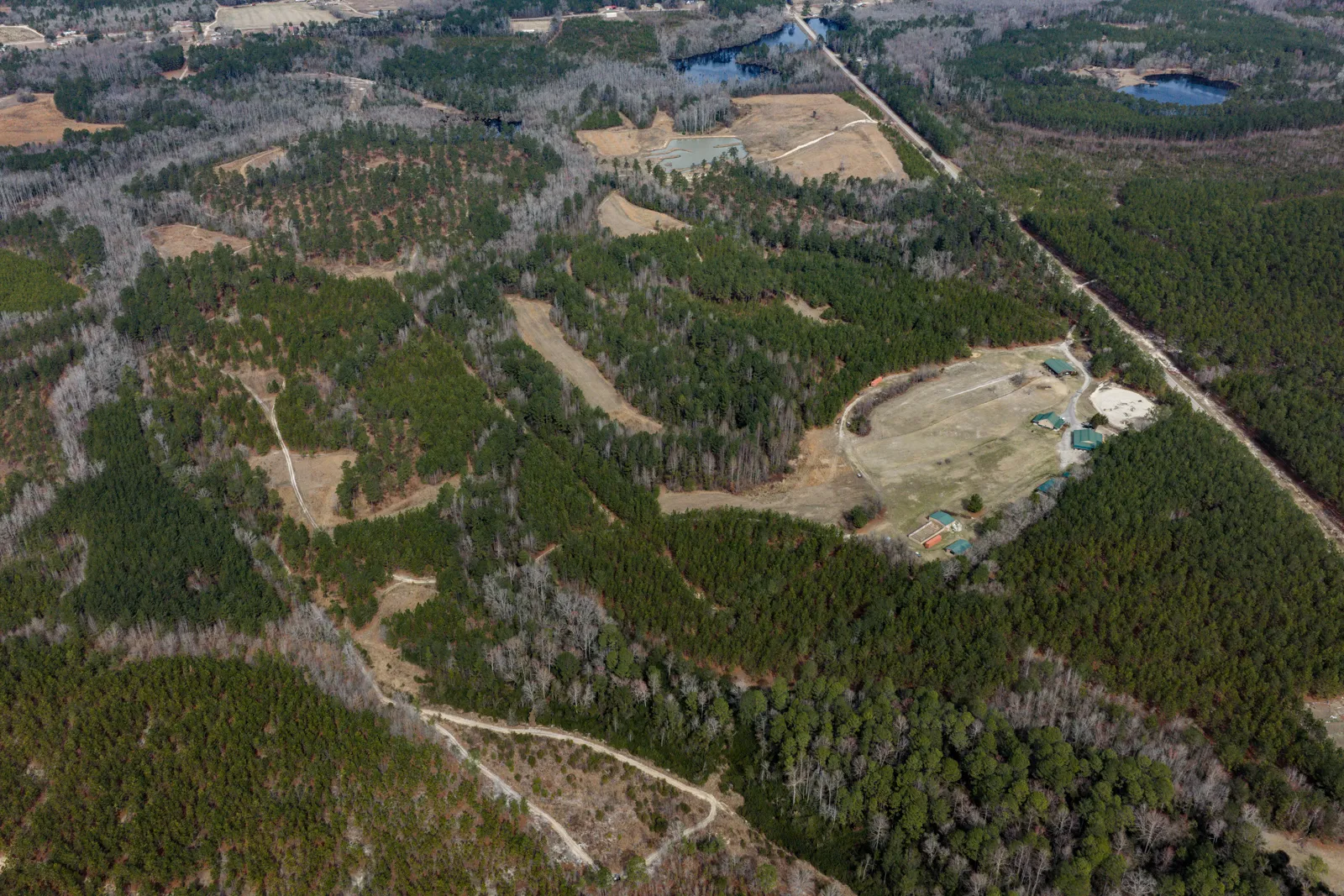 Hunter Run Farm aerial view